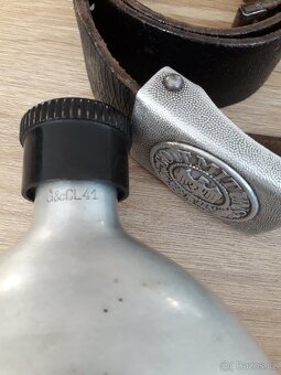 Opasek vychazkovej Wehrmacht lahev Original - 8