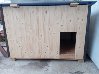 Zateplená dvoukomorová bouda pro psa - 8