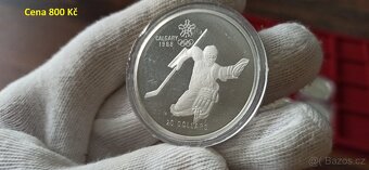Kanada stříbrné 20 Dollars OH Calgary 1988. - 8