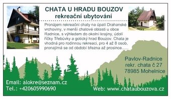 CHATA U HRADU BOUZOV - rekreační ubytování - 8