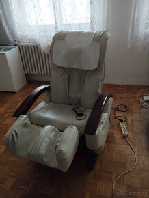 Masážní křeslo, starší funkční, stěhování-nemám misto - 8