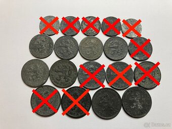 Slovenský Štát a Protektorát Čechy Morava obehové mince - 8