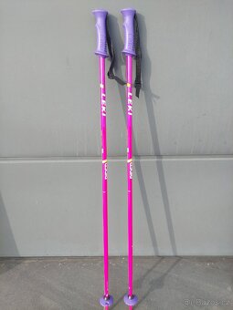 Dívčí lyže ELAN LIL MAGIC, 130 cm + hůlky + lyžáky + přilba - 8