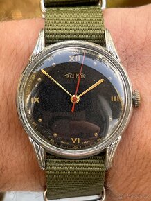 Hodinky Technos / vojenske / cerny cifernik - 8
