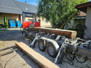 Prodám Mobilní pásovou pilu TP-600 , stav  pily jak Nové - 8