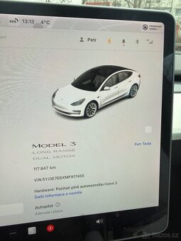 Tesla model 3 2022 r Long Range najeto 117000 - 8