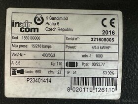 Prodám pístový kompresor INAIRCOM MA 540-14-90T - 8