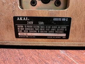 Kotoučový magnetofon Akai 4000DS - MKII plně funkční - 8