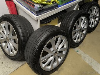 Alu kola Škoda Fabia III 5x100 r16 Originál,pneu7mm215/45/16 - 8