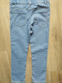 Letní, riflový overal, skinny, kalhoty Denim&Co,vel.128/134 - 8