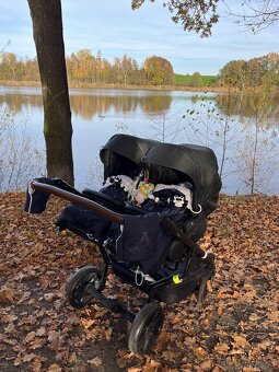 Kočárek pro dvojčata Dorjan twin,adaptér + autosedačky Cybex - 8