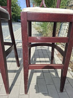 2x barové židle - 8