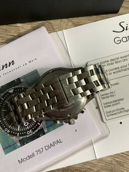 Duochronograf Sinn Diapal 757 UTC GMT - 8