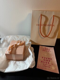 De Ungaria zlatý řetízek s diamanty a smoky quartz - 8