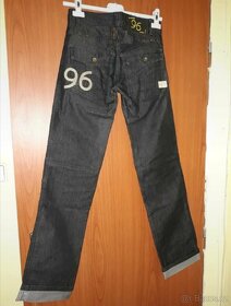 Dámské černo-stříbrné džíny, G-Star, vel. 26 - 8