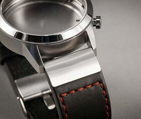 Kožený řemínek č.104 k hodinkám s kovovými konci - 8