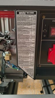 Benzínový generátor HECHT GG 3300 - elektrocentrála - 8