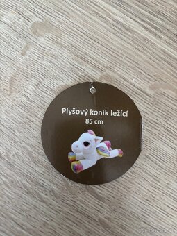 Velký duhový plyšový koník - 8