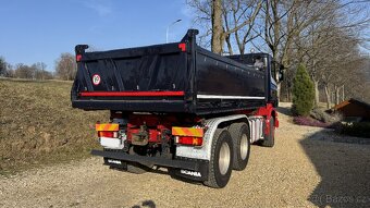 Scania R480 6x4 třístranný sklápěč - 8