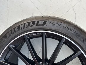 Letní sada Alu Kola Černý mat Mercedes R20 5x112 Originál - 8