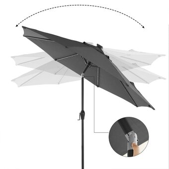 Nový slunečník 270x245 cm .... - 8