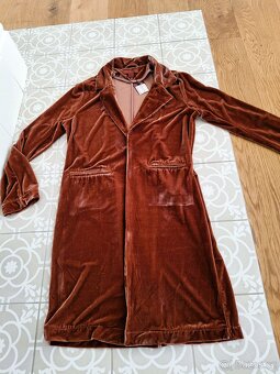 Nový pružný sametový kabátek sako kardigan Amisu 38 M - 8