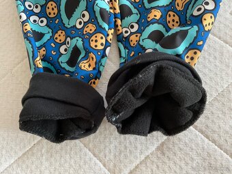 Nové-handmade zimní soft kalhoty-92 (d.66cm) - 8