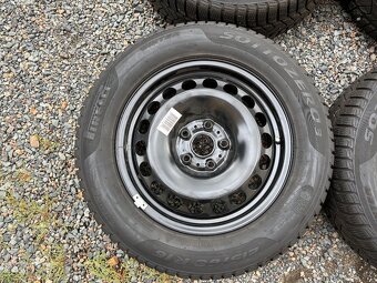 Zimní plechové disky VW 5x112 6,5J ET41 215/60 R16 Pirelli - 8