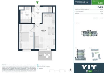 Dlouhodobý pronájem zcela nového bytu 2kk 66m2 v Rezidenci V - 8