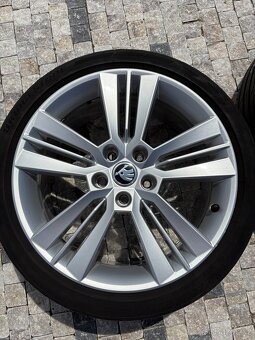 Sada alu kol Škoda OEM, R18, 7.5JX18H2 ET51, 5X112 - 8