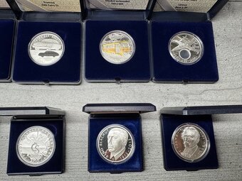 Stribrne mince 500kč čnb proof - 8