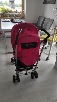 Prodám golfový kočárek růžové barvy - 8