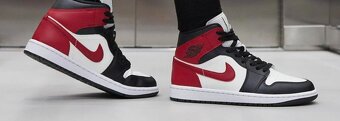 Nike air Jordan 1 Mid – Gym Red/Black/White - 8