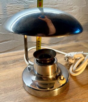 Stará chromovaná lampa stolní NAPAKO typ 1195 TOP kousek - 8