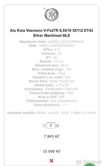 ALU KOLA VEEMANN 5x112 R19 - 8
