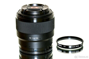 Sony FE 50mm f/1,8 + UV filtr Záruka 03/26 - 8