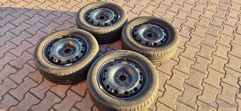Plechové disky Škoda Fabia 2 5x100 6x15 ET43 195/55r15 letní - 8
