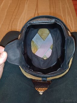 Stará vojenská moto přilba - 8