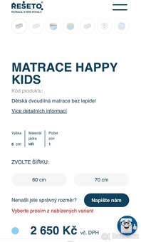 Dětská postýlka s novou matrací - 8