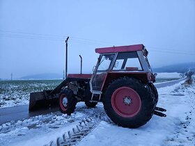 Kolovy traktor Zetor 8045 Crystal 1981 celny nakladac lyzica - 8