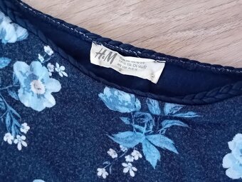 DÍVČÍ LETNÍ KRAŤASOVÉ ŠATY - vel.146/152 /zn.H&M - 8