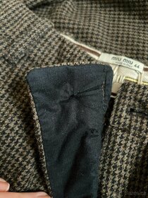 Miu Miu vintage vlněné culottes široké kalhoty - 8