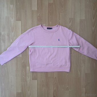 Ralph Lauren Polo růžová mikina s logem | vel. L - 8