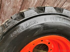 4x kolo Bobcat pneu s disky NOVÉ 7000,-kč/ks - 8
