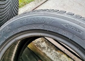 2x 215/55 R17 zimní pneu Brigestone - 8