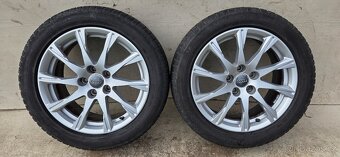 Originální Alu kola Audi A4 B9 17" 5x112 s pneu - 8