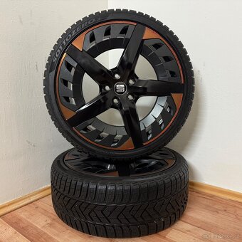 CUPRA LEON AERO 5x112 R19 ET49+ZIMNÍ 235/35R19 7,5mm - 8