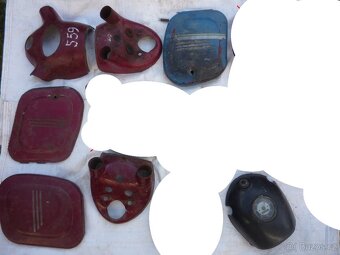 prodám náhradní díly na motorky, motor, kola, plechařina, .. - 8