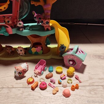 LPS sada stromový domeček spoustu zvířátek a doplňky - 8