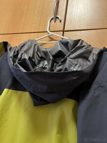 Nepromokavá bunda Rab Downpour Eco Jacket - graphene/zest - 8